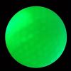 Waterproof Glow In Dark Golf Balls; Luminous Golf Balls; Creative Gift For Men Women Golf Lovers - Green/1Pack