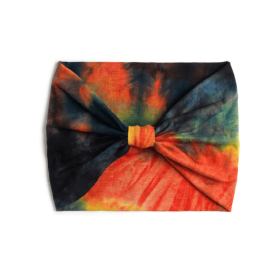 Tie Dye Sports Stretchy Headbands; Knotted Sweat Absorption Fitness Running Yoga Headbands - Color #5