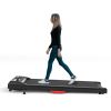 Flat, home, office, dual-use small treadmill, fat burning, silent fitness equipment with remote control - as Pic