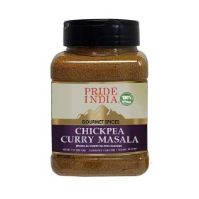 Pride of India - Chickpea Curry Masala Seasoning Spice – Authentic Indian Taste – Spice Blend for Curry Dishes – Gourmet & Flavorful Mix – 7 oz. Mediu
