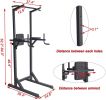 Bosonshop Power Tower Adjustable Multi-Function Strength Training Dip Stand Workout Station Fitness Equipment for Home Gym - 1