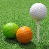 10Pcs Golf Balls PU Foam Elastic Indoor Outdoor Golf Practice Driving Range Children Putting Golf Supplies - Red - CN