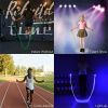 Jump Rope; Glowing Skipping Rope; Silicone Handles Fast Speed LED Light Up Rope Without Tangles; For Basic Jumping Training; Workouts; Fitness - Blue
