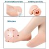 1pair Breathable And Soft Silicone Socks For Men And Women; Reusable Socks For Foot Pressure Relieve; Protectors Silicone To Prevent Foot Dry - Nude -