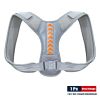 Adjustable Back Shoulder Posture Corrector Belt Clavicle Spine Support Reshape Your Body Home Office Sport Upper Back Neck Brace - Grey Orange - S for
