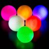 Waterproof Glow In Dark Golf Balls; Luminous Golf Balls; Creative Gift For Men Women Golf Lovers - Red/1Pack