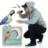 1pc Bird Whistle Toy Magic Fun Bird Caller Tongue Tricks Whistle Magic Tweeting Noisemaker Child Outdoor Sports Funny Gifts - Blue