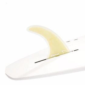 DORSAL Signature Series Bamboo Surf SUP Longboard Surfboard Fin (Color: Bamboo, size: 7 inch)
