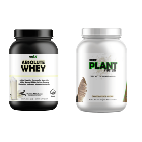 Protein Bundle Whey Protein and Plant Protein (Whey Protein: Absolute Whey Vanilla, Plant Protein: Pure Plant Protein Chocolate)